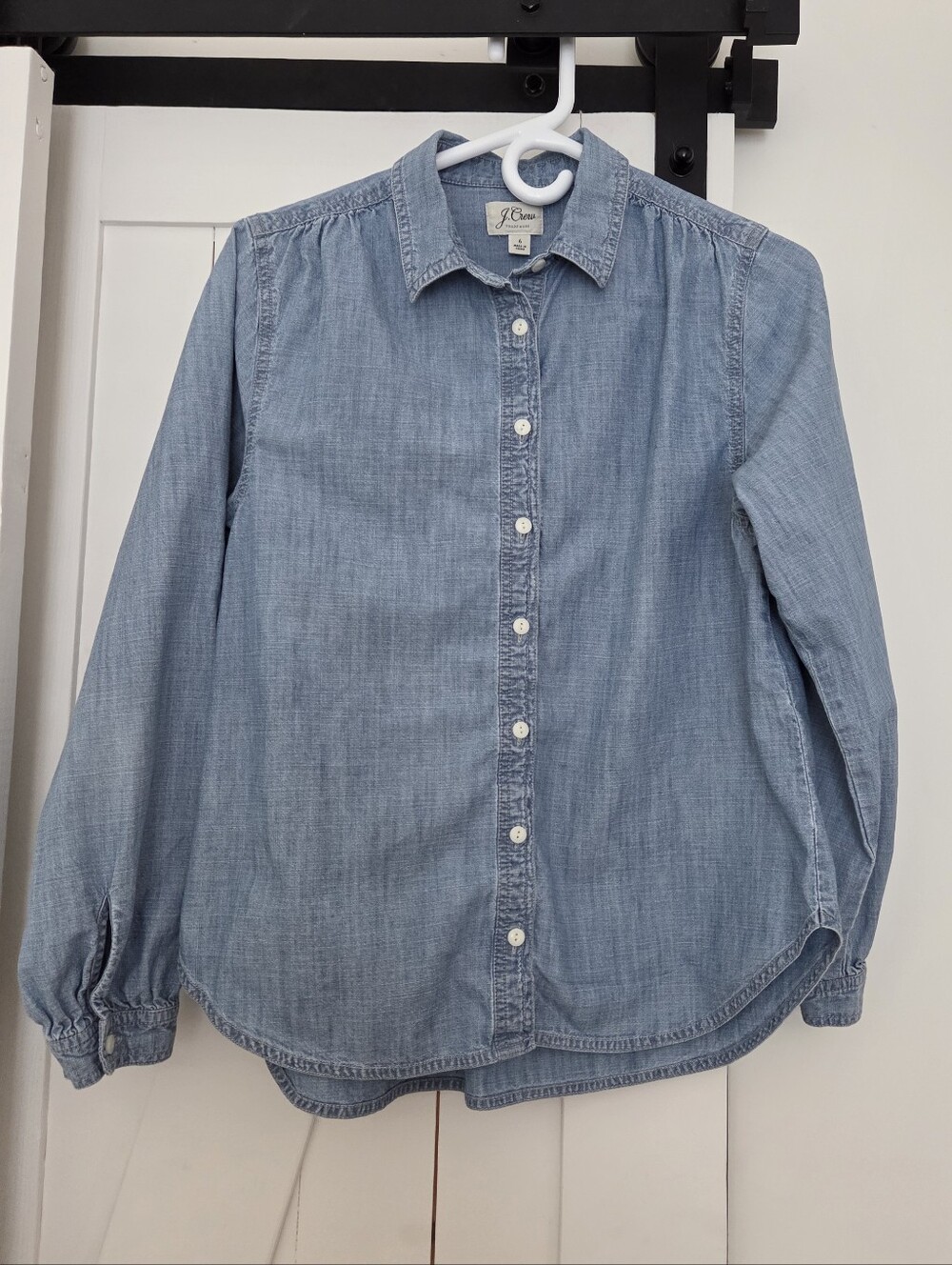 J. Crew Light Blue Chambray Button-Down Shirt